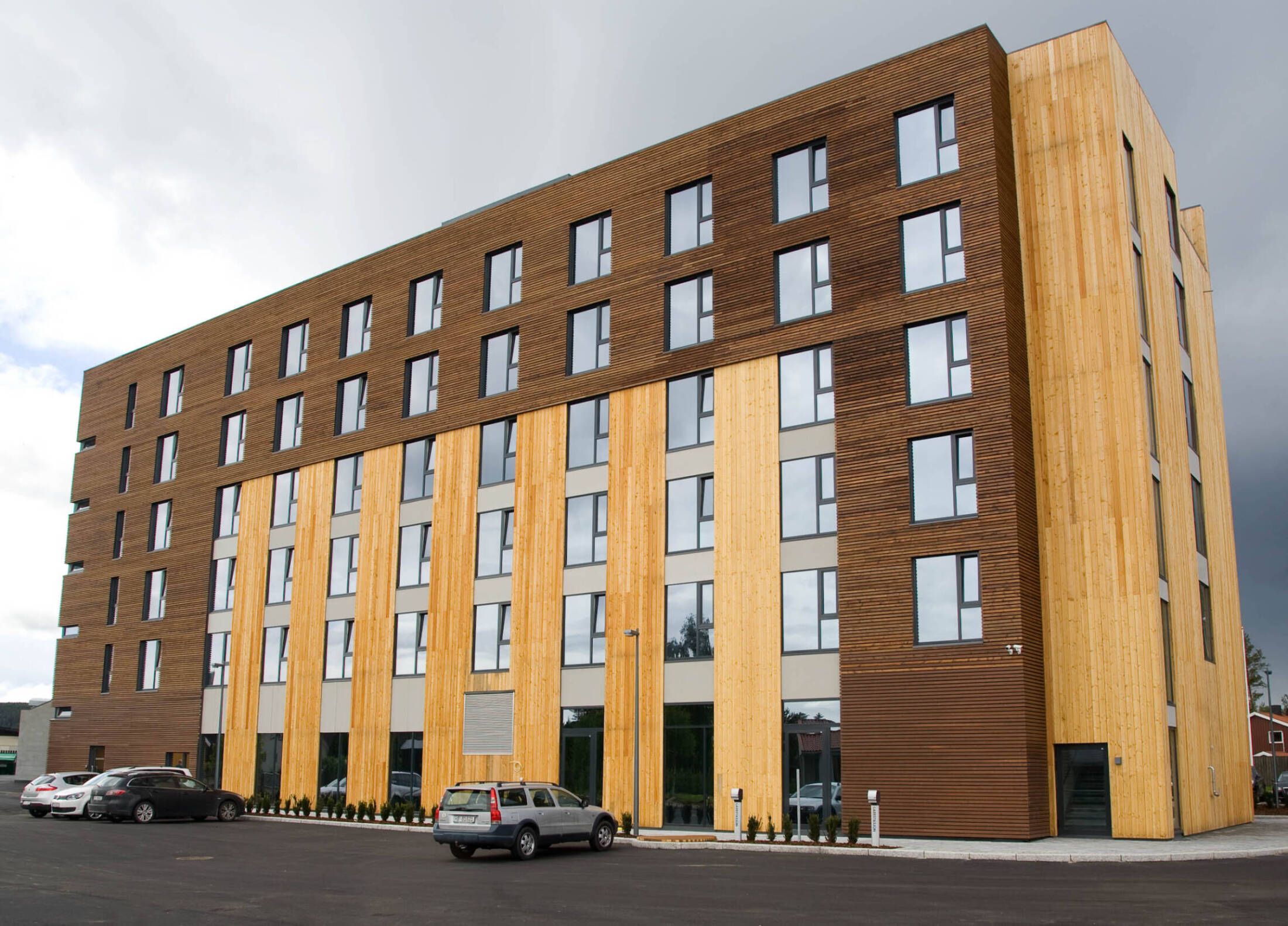 Fire-retardant external cladding for Elgstua Hotel – Fire-retardant external cladding… Image 3 of 6 (Rica Elgstua Hotell 4)