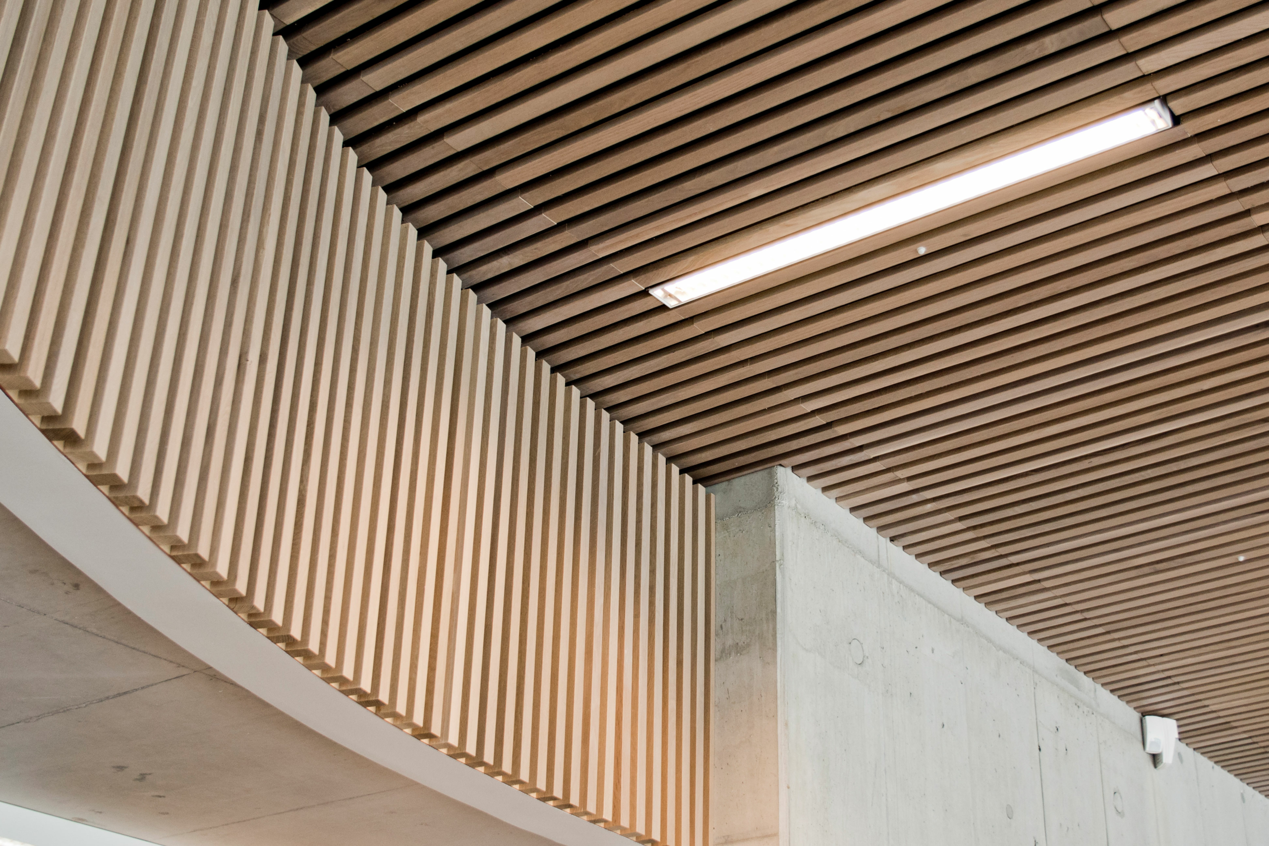 Brandimpregnerad spaltpanel till Elise Ottesen-Jensens hus vid… Bild 1 av 13 (UIS Universitetet i Stavanger spiler)