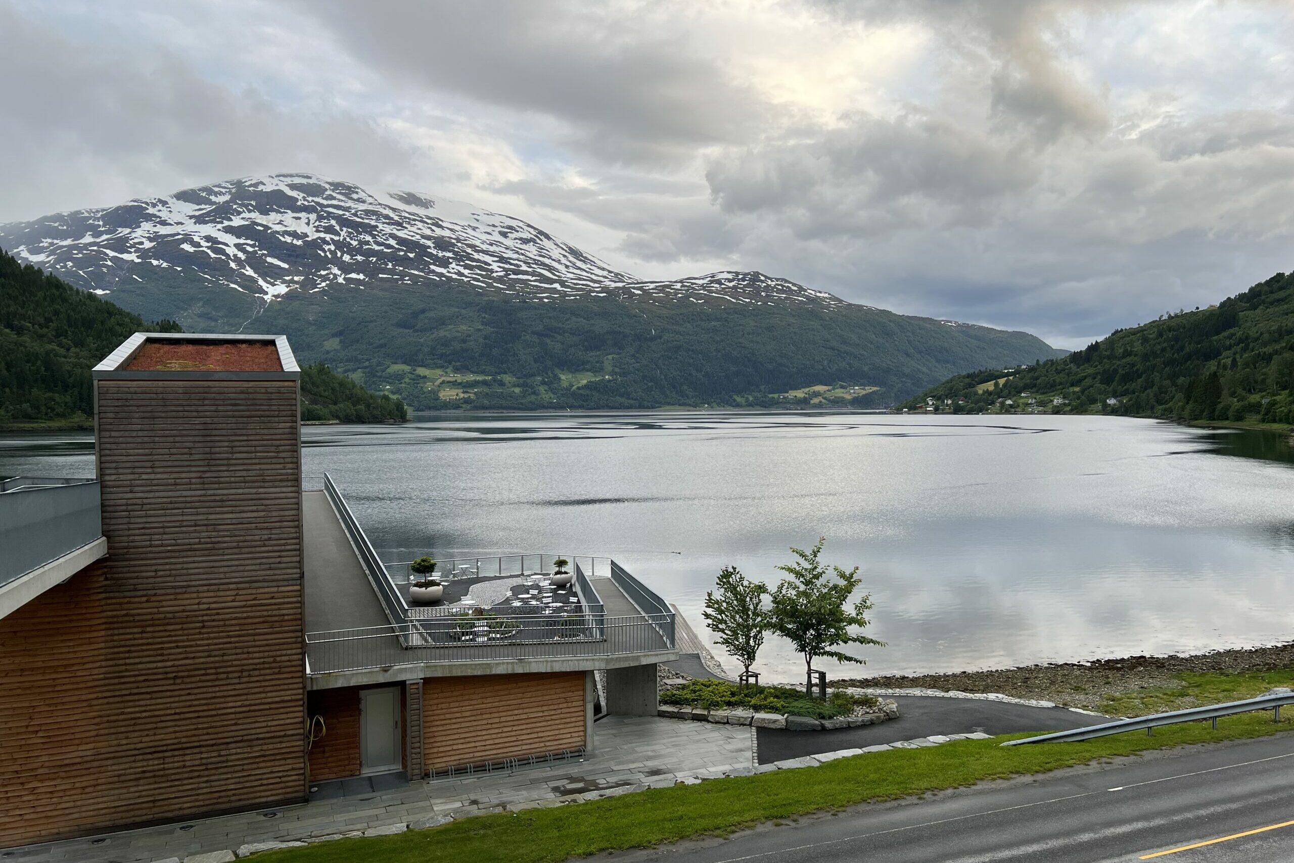 Hoven Loen – Brandpanel, solid timber products, ceiling slats, external cladding – Stryn. Image 1 of 9