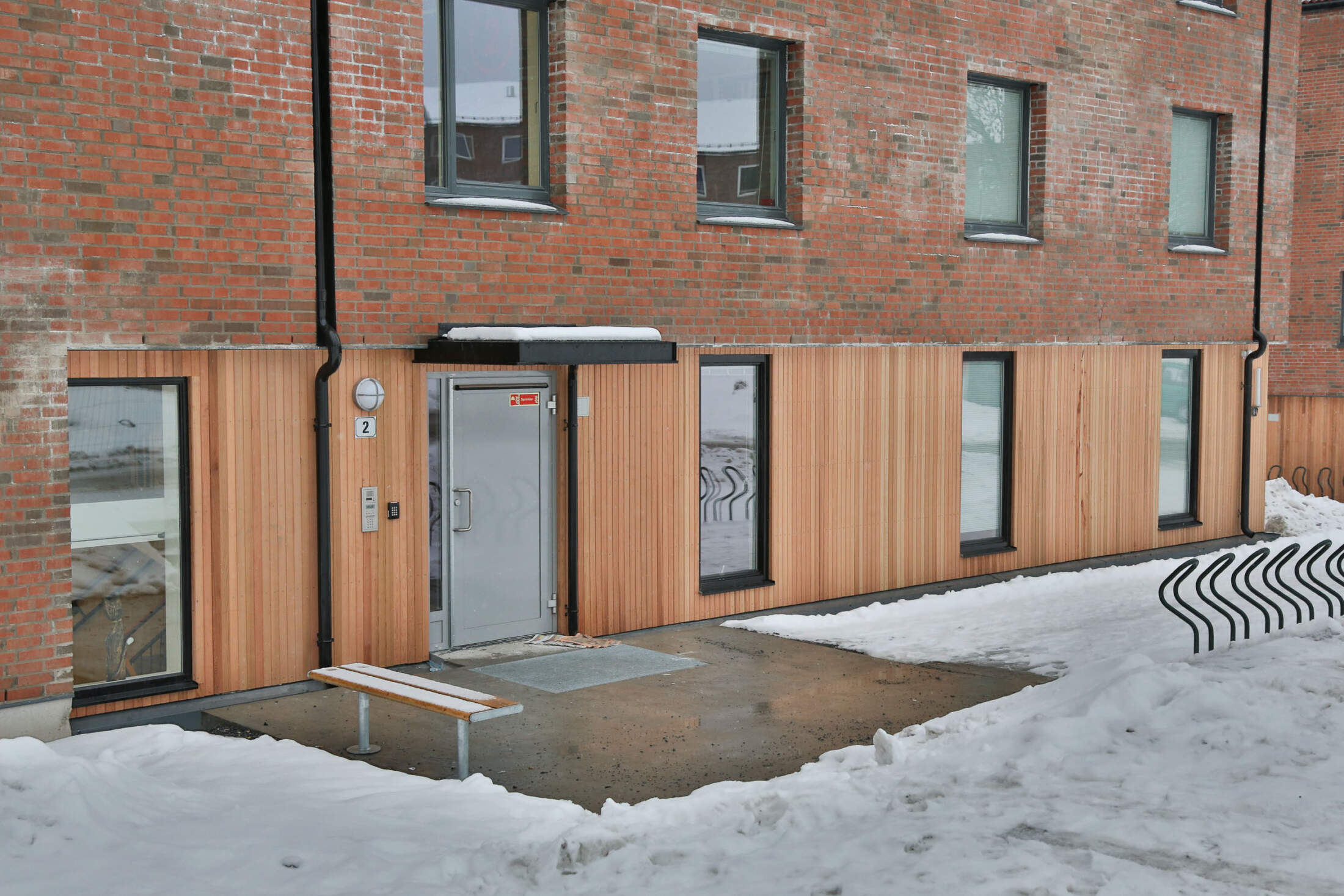 Natural cedar (WRC) cladding for Sogn Student Village – Natural cedar (WRC) cladding – Oslo. Image 7 of 7 (Sogn Studentby 7)