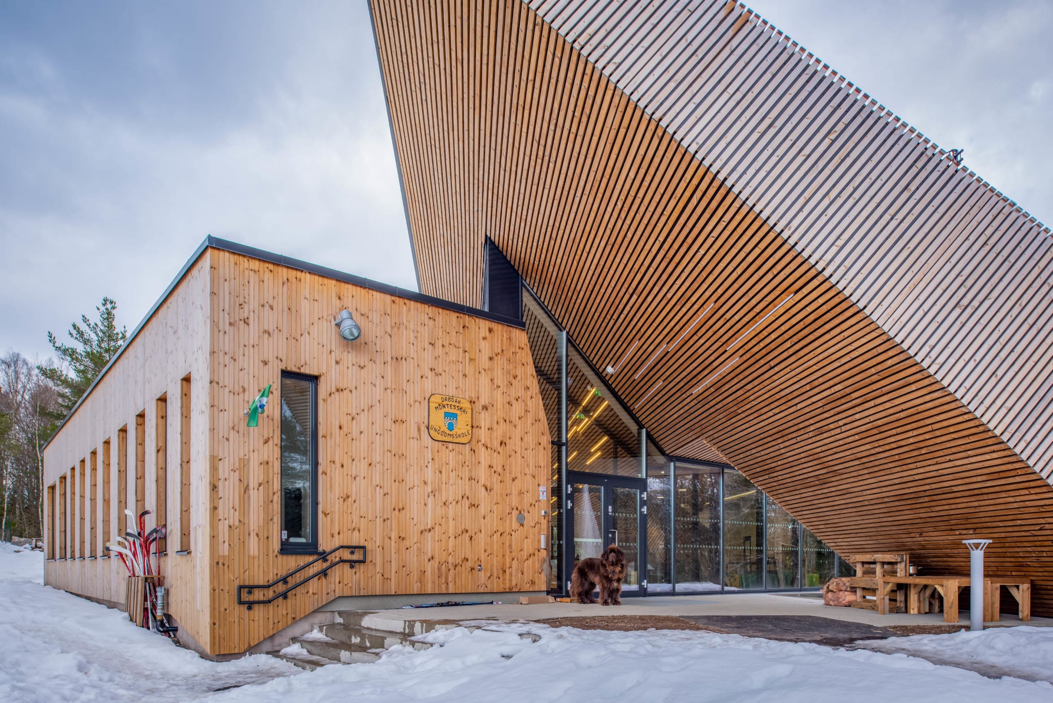 Thermowood for Powerhouse Drøbak Montessori Secondary School – Brandpanel Natur… Image 4 of 5 (powerhouse drobak 4)