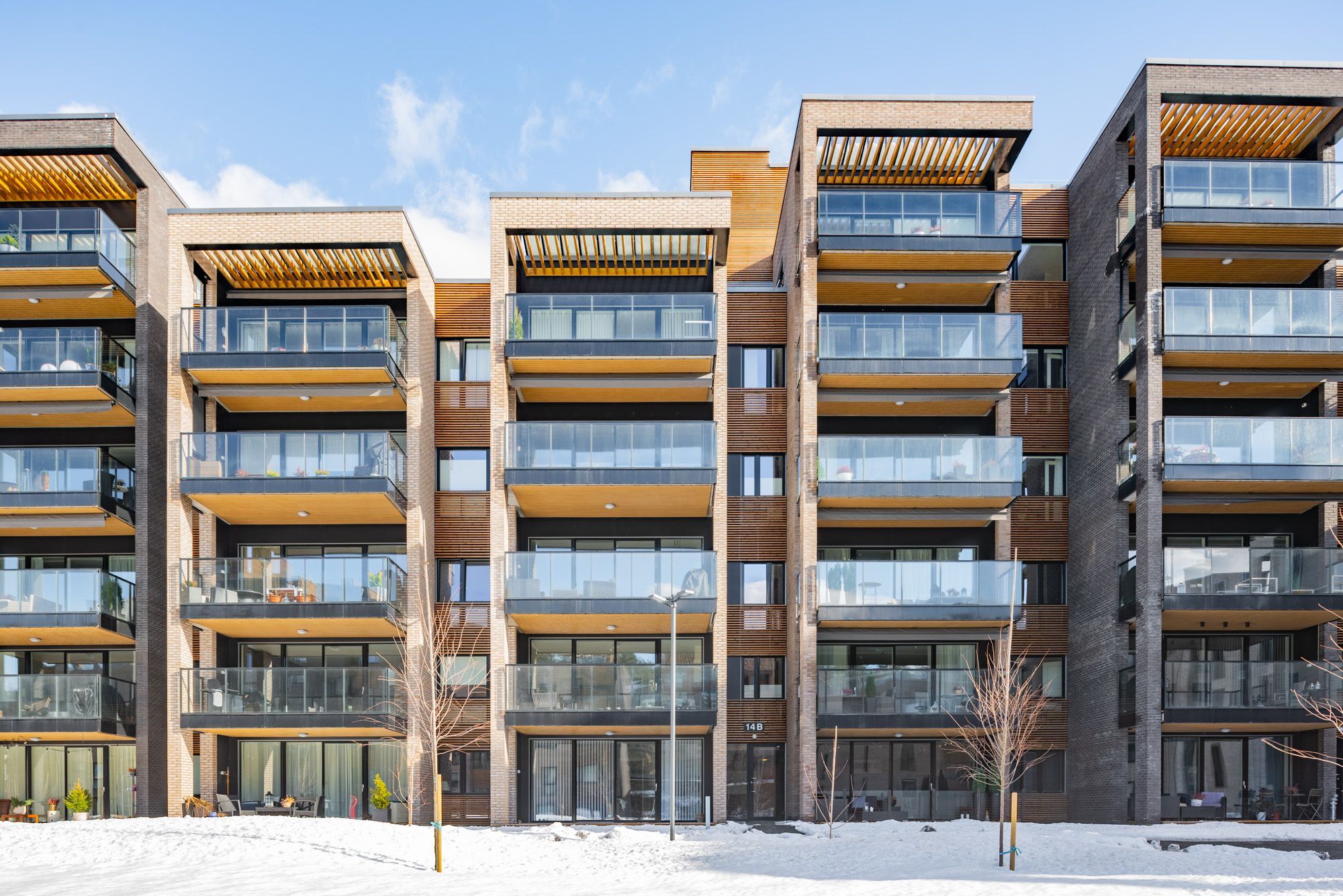 Thermowood cladding for Kolbotn Hage – Brandpanel Natur Thermowood pine – Kolbotn. Image 3 of 6 (5 2 3306)